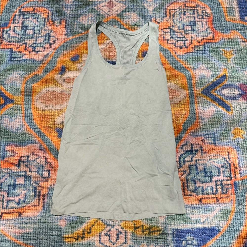 Women's Lululemon Light Green Tank Top